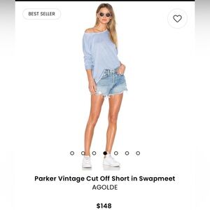 AGOLDE  Parker Vintage Cut Off Short in Swapmeet